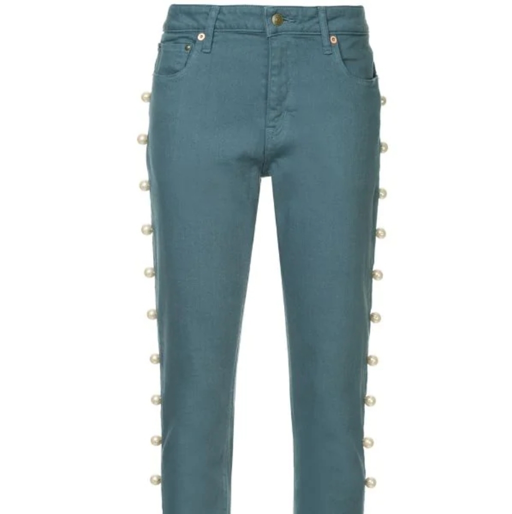 Tu Es Mon Tresor Pearl‎ Jeans Sz M